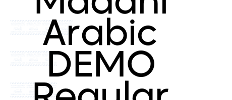 Madani Arabic DEMO Regular