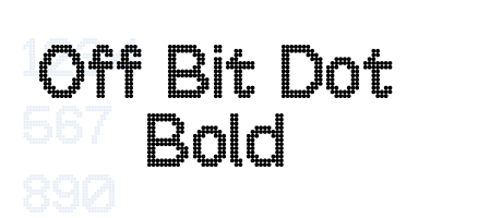 Off Bit Dot Bold