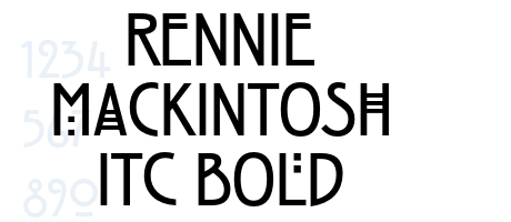 Rennie Mackintosh ITC Bold