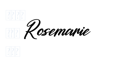 Rosemarie