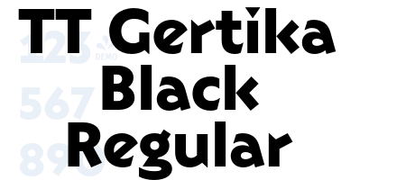 TT Gertika Black Regular