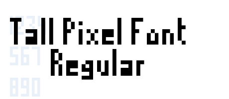 Tall Pixel Font Regular