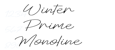 Winter Prime Monoline