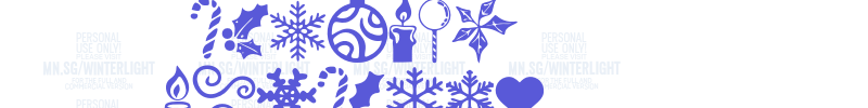 Winterlight Symbols PERSONAL Regular